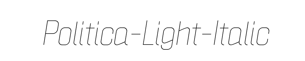 Politica-Light-Italic