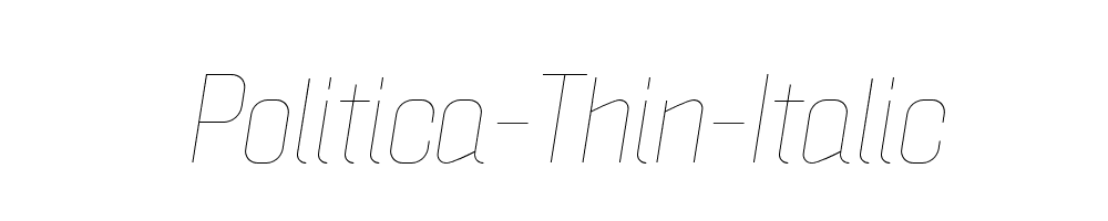 Politica-Thin-Italic