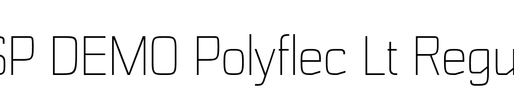 FSP DEMO Polyflec Lt Regular