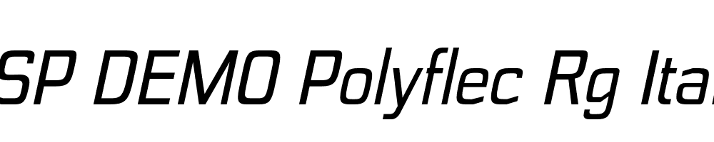 FSP DEMO Polyflec Rg Italic