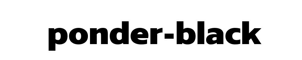 ponder-black