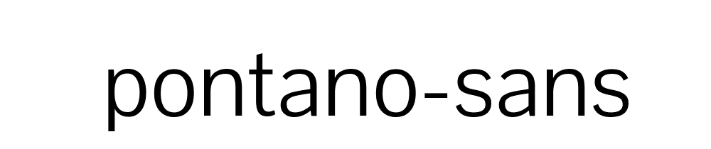 Pontano Sans