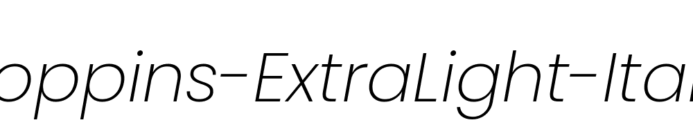 Poppins-ExtraLight-Italic