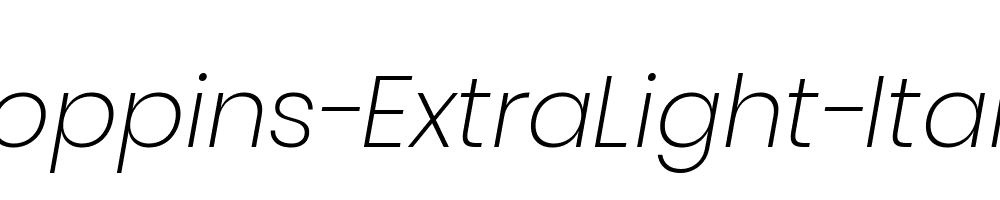 Poppins-ExtraLight-Italic