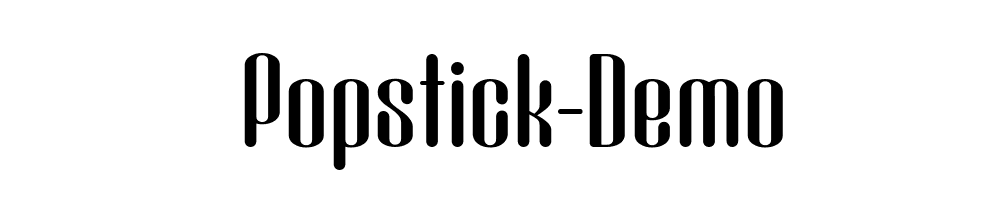 Popstick-Demo