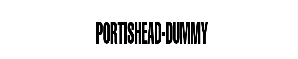 Portishead-Dummy