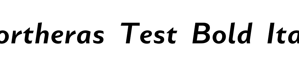 Portheras-Test-Bold-Italic