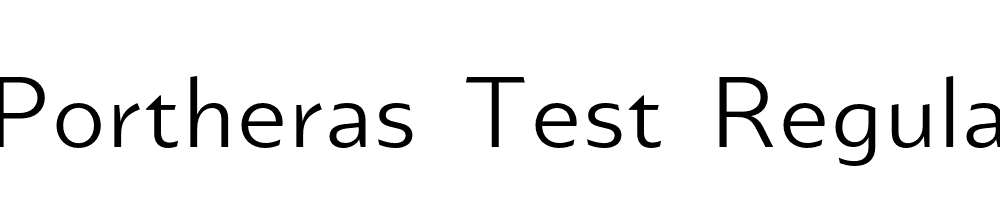 Portheras-Test-Regular