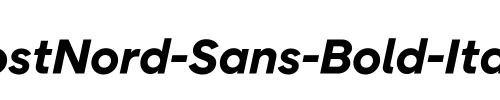 PostNord-Sans-Bold-Italic