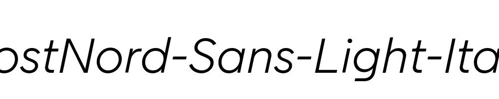 PostNord-Sans-Light-Italic