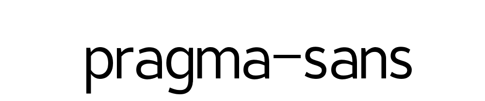 Pragma Sans