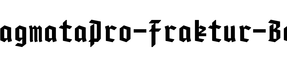 PragmataPro-Fraktur-Bold