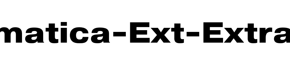 Pragmatica-Ext-Extra-Bold