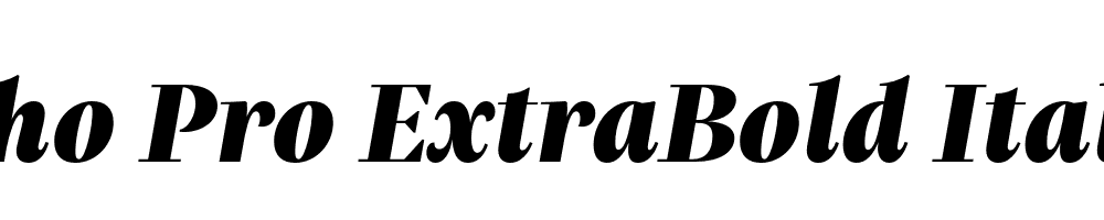  DEMO Praho Pro ExtraBold Italic Regular