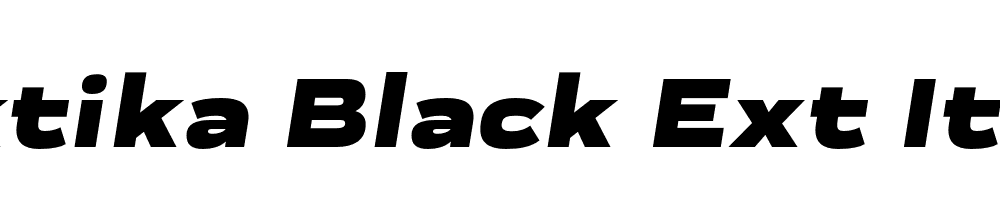  DEMO Praktika Black Ext Italic Regular