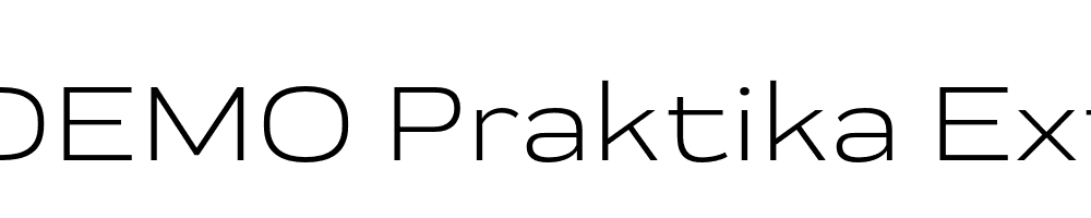  DEMO Praktika Extended Regular