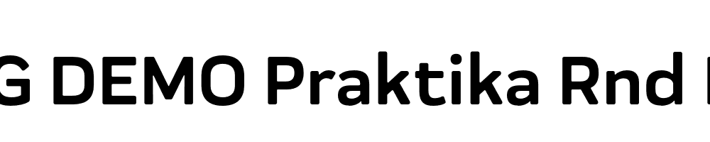  DEMO Praktika Rnd Bold Regular