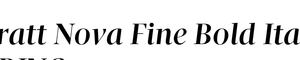  DEMO Pratt Nova Fine Bold Italic Bold Italic