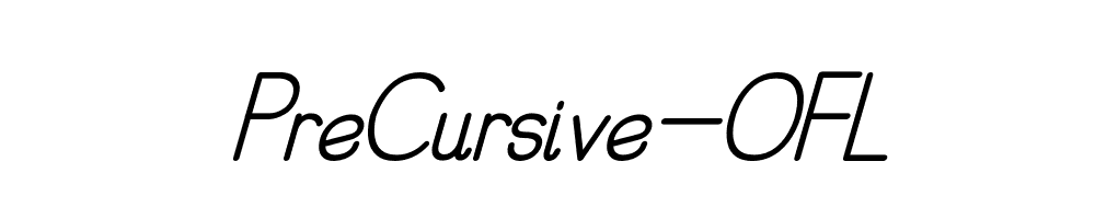 PreCursive-OFL