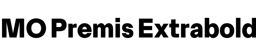 FSP DEMO Premis Extrabold Regular