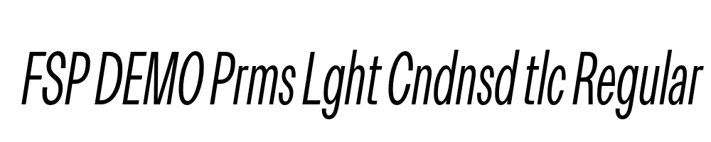 FSP DEMO Prms Lght Cndnsd tlc Regular