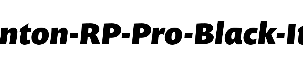 Prenton-RP-Pro-Black-Italic