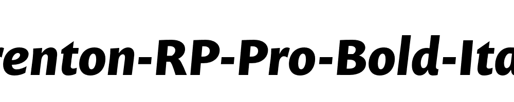 Prenton-RP-Pro-Bold-Italic