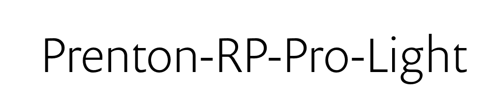 Prenton-RP-Pro-Light