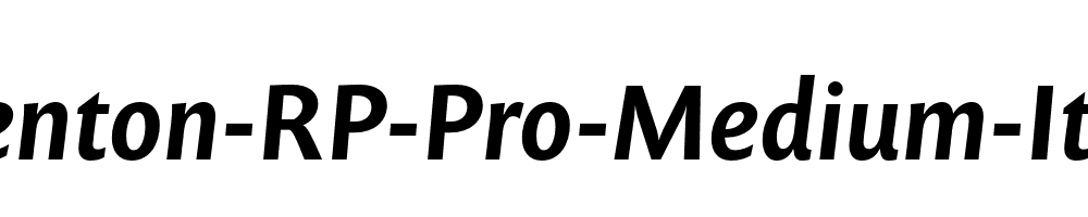 Prenton-RP-Pro-Medium-Italic