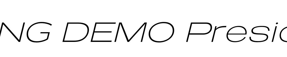  DEMO Presicav Xl Italic