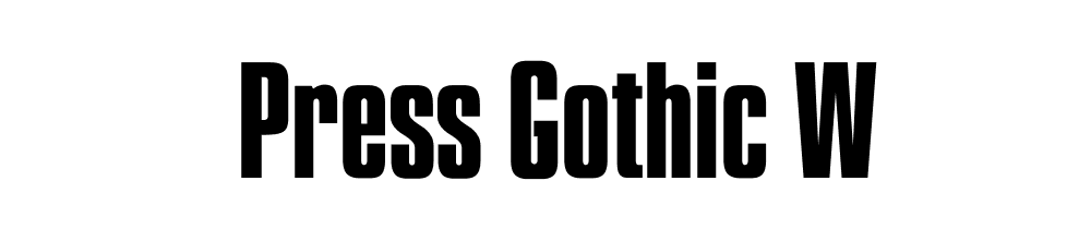 Press Gothic W