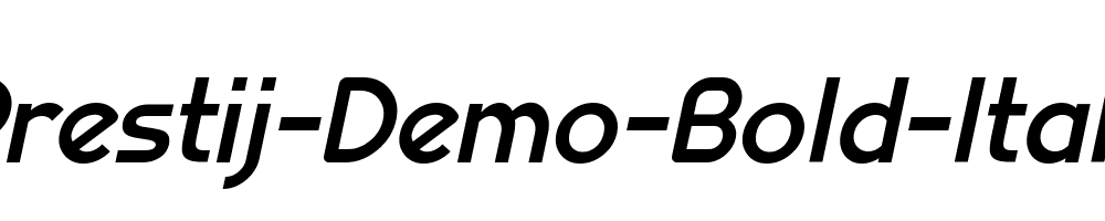 Prestij-Demo-Bold-Italic