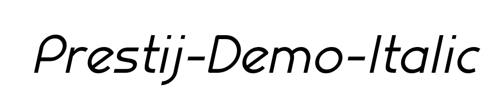 Prestij-Demo-Italic