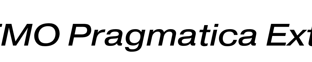  DEMO Pragmatica Extended Book Italic