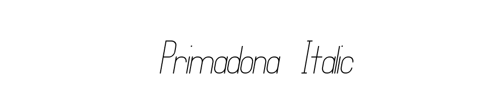 Primadona-Italic