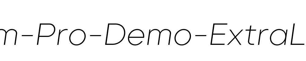 Primeform-Pro-Demo-ExtraLight-Italic