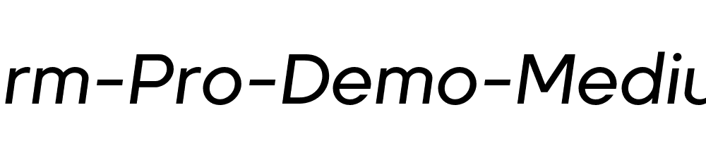 Primeform-Pro-Demo-Medium-Italic