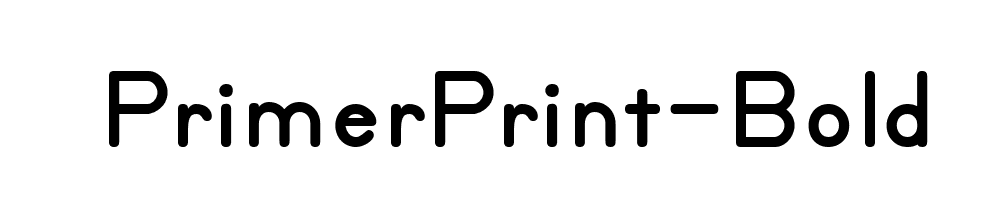 PrimerPrint-Bold