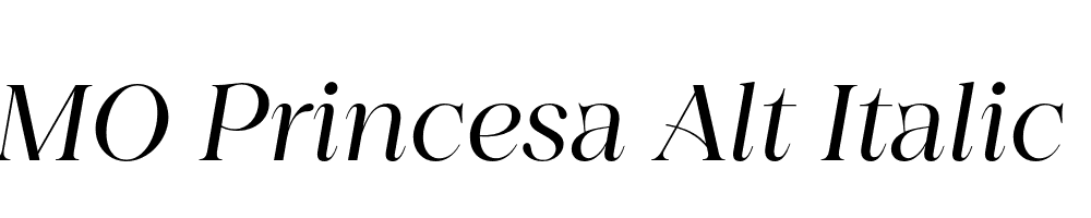 FSP DEMO Princesa Alt Italic Regular