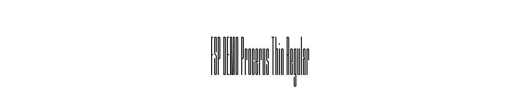 FSP DEMO Procerus Thin Regular