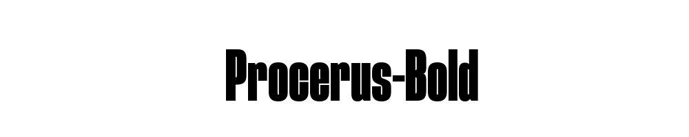 Procerus-Bold