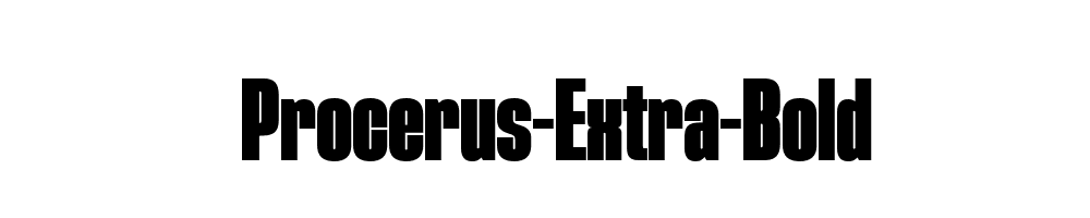 Procerus-Extra-Bold