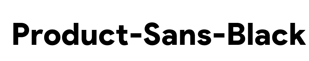 Product-Sans-Black