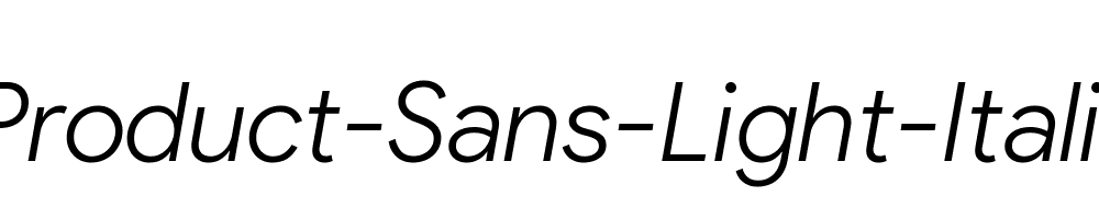 Product-Sans-Light-Italic