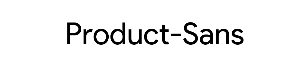 Product-Sans