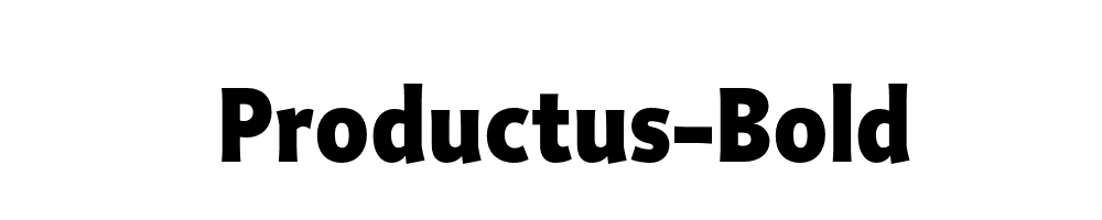 Productus-Bold