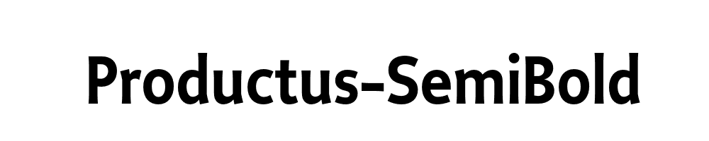 Productus-SemiBold