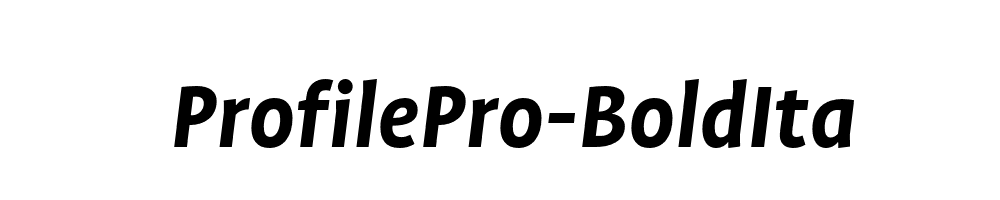 ProfilePro-BoldIta