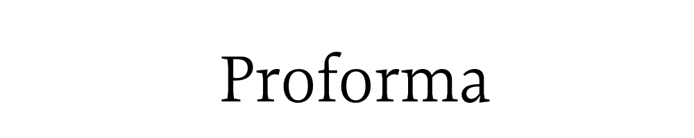 Proforma