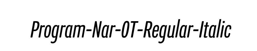 Program-Nar-OT-Regular-Italic